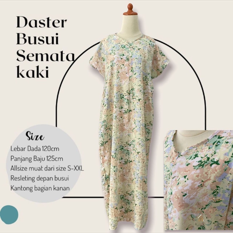 DASTER BUSUI SEMATAKAKI|DASTER ADEM|DASTER SEMATA KAKI | DASTER RAYON | DASTER PANJANG| DASTER MURAH-382