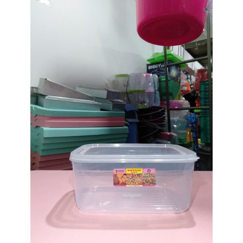 Kotak Makan Transparan Tempat Makanan Natural Pack size 900-1800-2000-3500-5500 ml