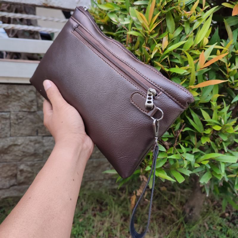 HandBag Pria Original Polozada | Pouch Pria Premium Kulit Sintetis | Cluth Pria Fashion High Class