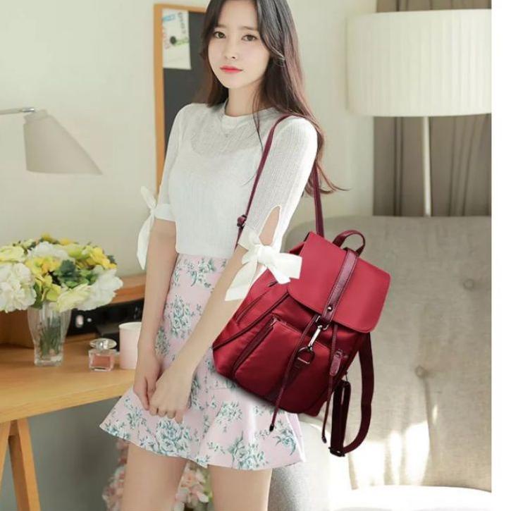 Terbagus.. Tas Ransel Retro 2022 - Tas Ransel Vintage Wanita - Tas Ransel Anak Perempuan - Tas Ranse