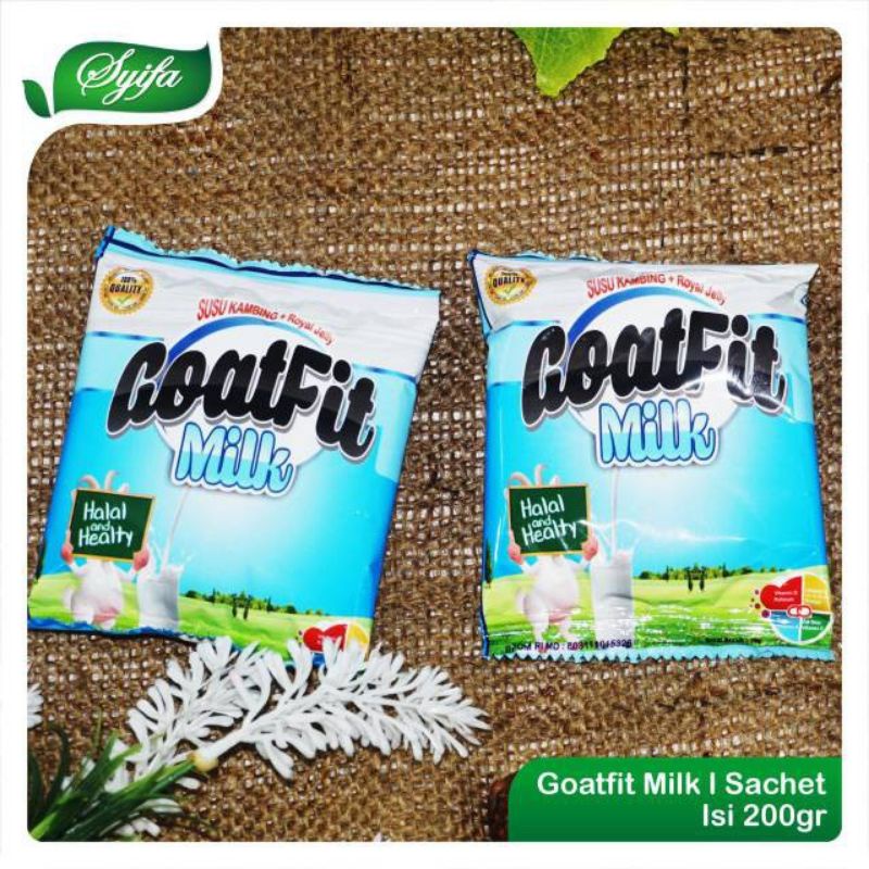 

Susu Kambing Etawa plus royal jelly Goatfit Milk 10 SACHET / Goat Fit