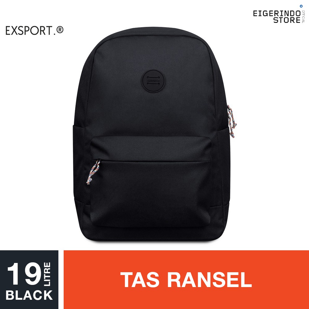 Tas Ransel Exsport Delanoir Cora Backpack - Hitam 19L