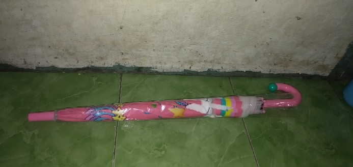 Jktumbrella / Payung Anak Unicorn / Tongkat / Dof / Plastik - 1171