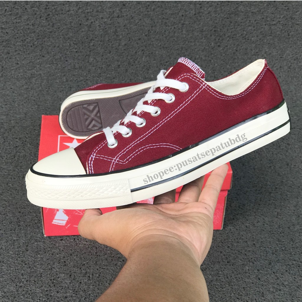 SEPATU CONVERSE 70S LOW CT ALL STAR MAROON