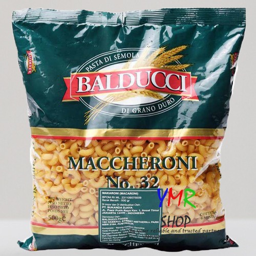 

PASTA-ANEKA- BALDUCCI PASTA MACCHERONI MAKARONI MACARONI 500GR -ANEKA-PASTA.