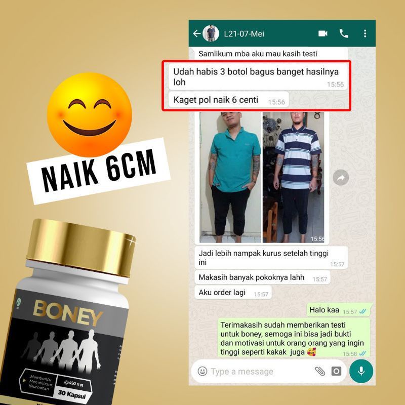 [PROMO] BONEY PENINGGI BADAN / KAPSUL PENINGGI BADAN|| ZINC CAPSUL||