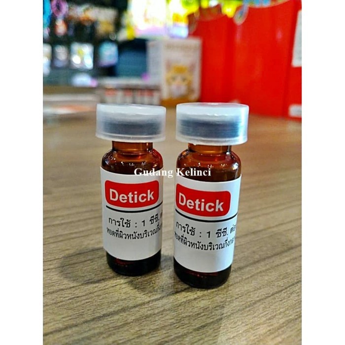 DETICK Obat Kutu Tetes / Obat Kutu Anjing Kucing DETIK/DETIC