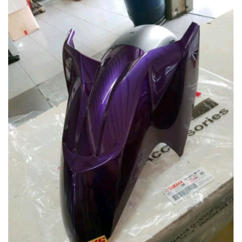 SPAKBOR DEPAN JUPITER MX NEW 135 UNGU ASLI YAMAHA