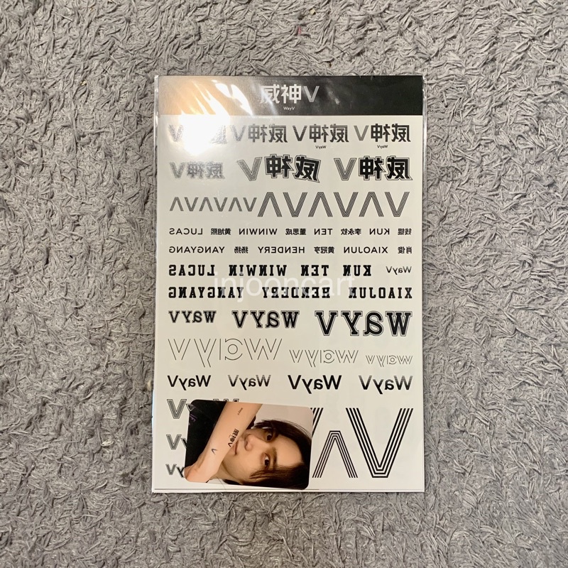 [READY INA & SEALED] Tattoo Set HENDERY from WayV 3rd Anniversary MD Collection