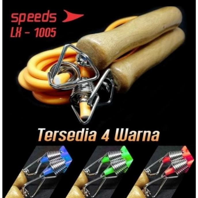 %%%%] Skipping Speeds LX1005B Lompat tali jump rope kayu olahraga sehat olah