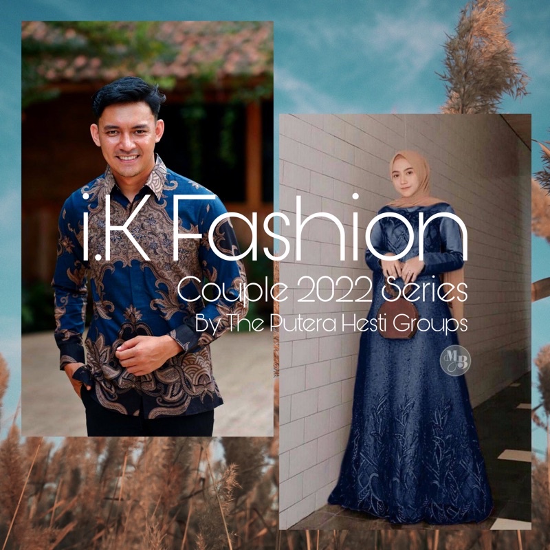 BAJU COUPLE GAMIS BROKAT BUSUI TERBARU AURA GOWN DRESS PESTA JUMBO L XL XXL LD 110 120cm KEMEJA BATI