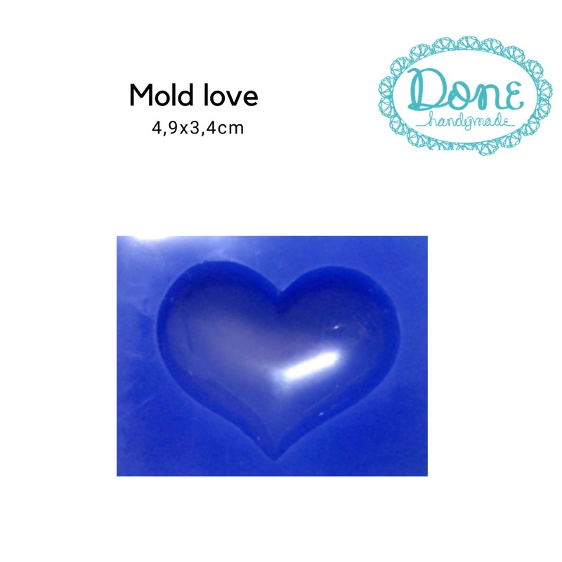 mold clay mold resin mold fondant mold heart love mold pastry cetakan