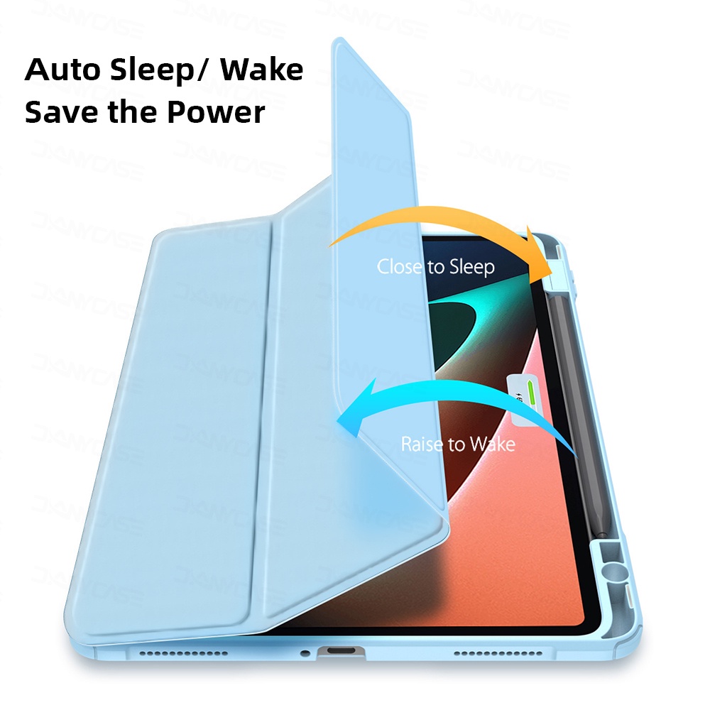 Dllencase Tablet Xiaomi pad 5 Mipad 5 Mipad 5 Pro Dengan Fitur Auto Wake up / Sleep Funda A304