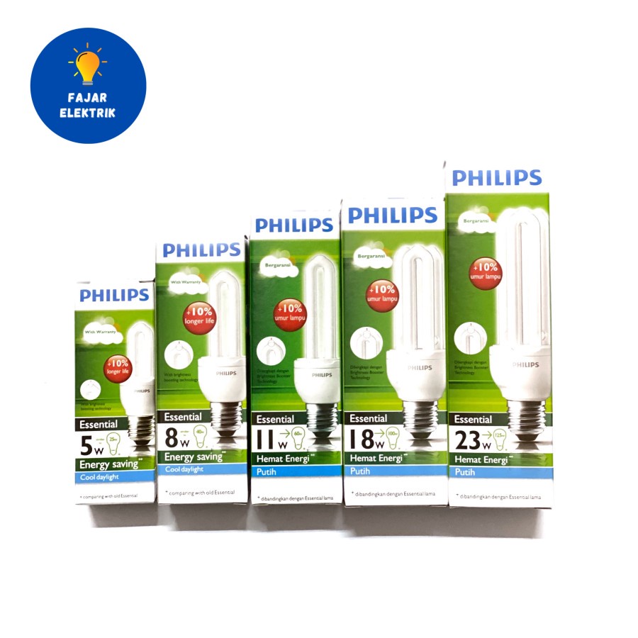 LAMPU cfl PHILIPS ESSENTIAL