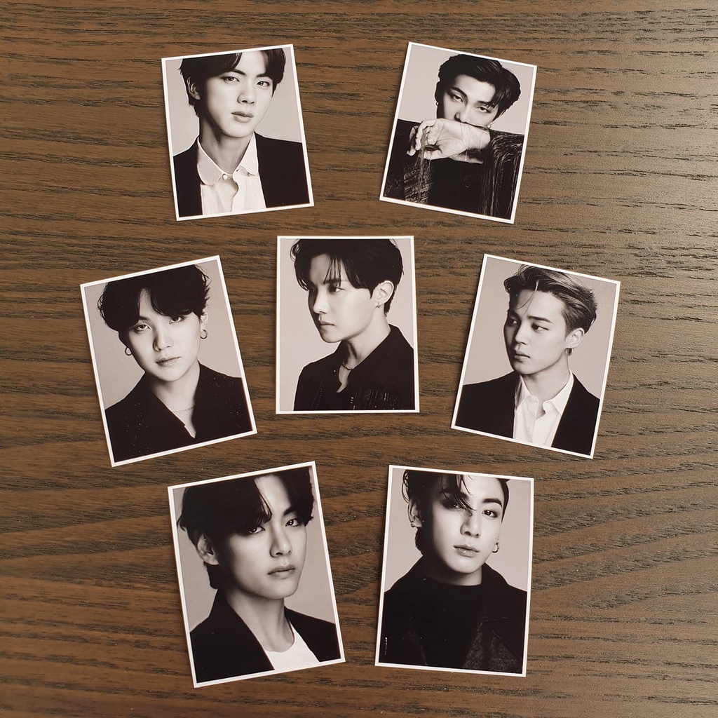 BTS id photo DICON winter 2021 ukuran 3x4 cm foto Bangtan idp003