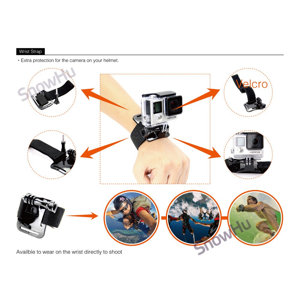 mounting Action camera - kamera Action gopro xiaomi yi Action - action camera aksesoris