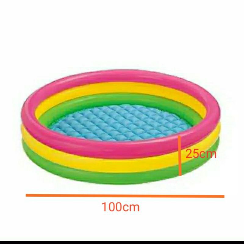 Kolam renang anak raksasa 3 meter udara angin super besar jumbo raksasa big balita dewasa keluarga