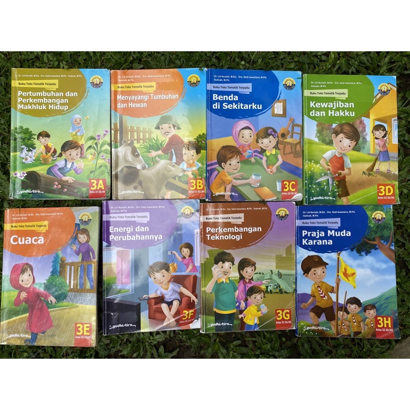 

buku bekas teks tematik terpadu yudhistira 3A - 3G