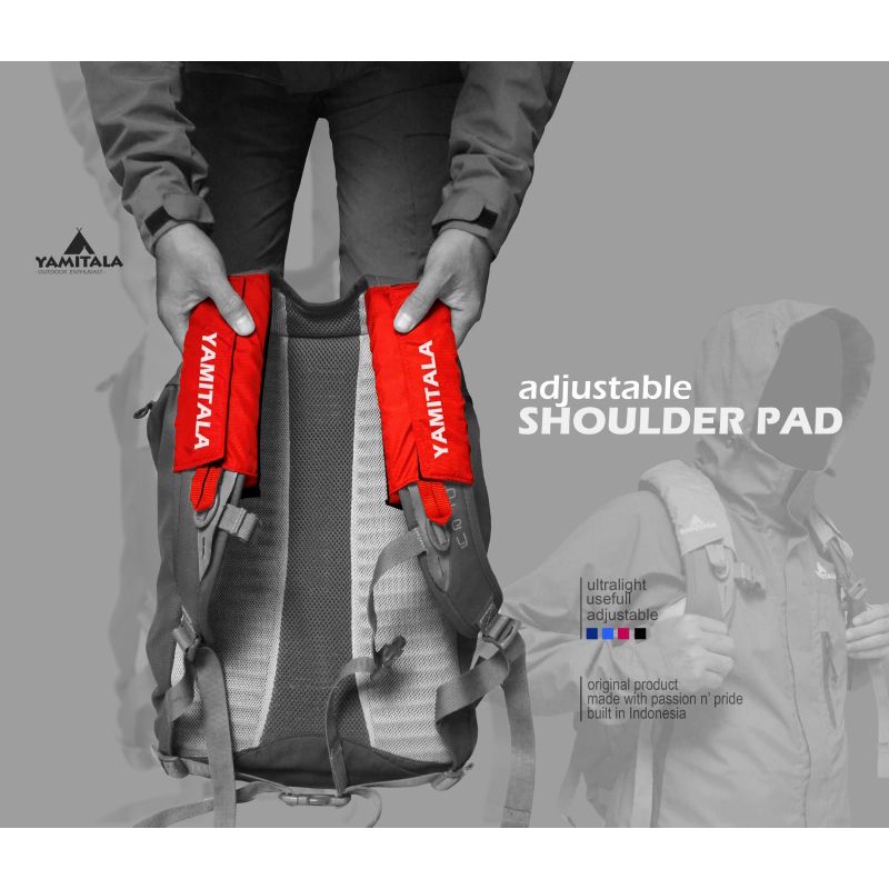 Yamitala Shoulder Pad / Bantalan Bahu Untuk Tas Carrier Ransel Yamitala Thomgear Paiton Probolinggo