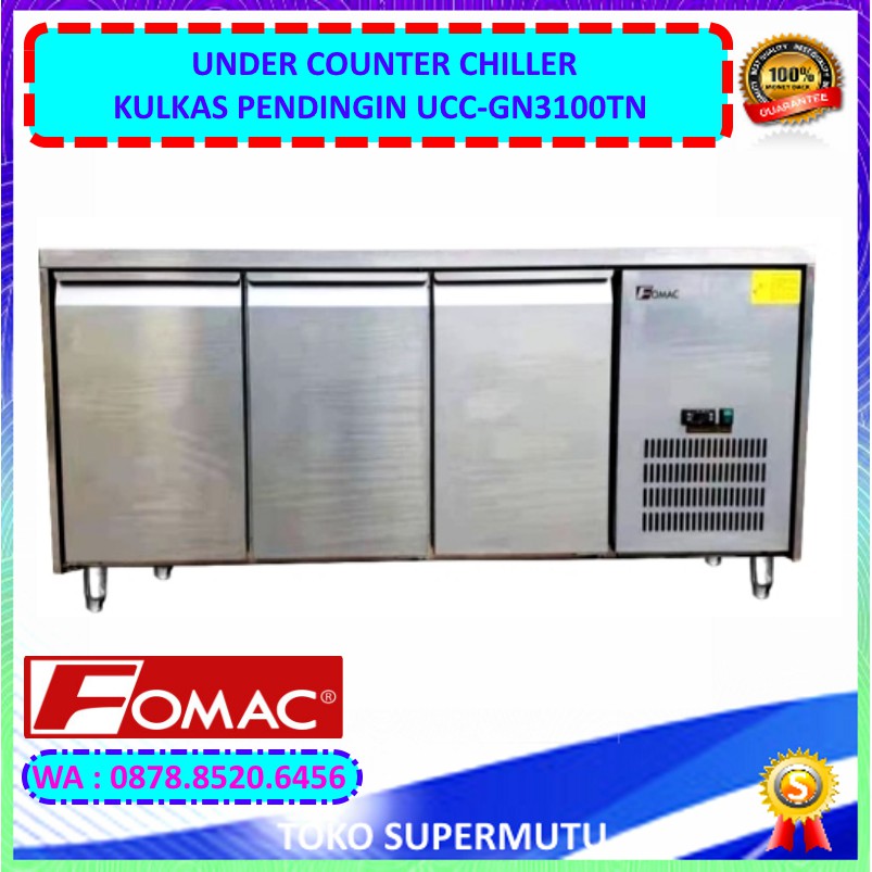 Undercounter Chiller UCC-GN3100TN Kulkas Meja Pendingin