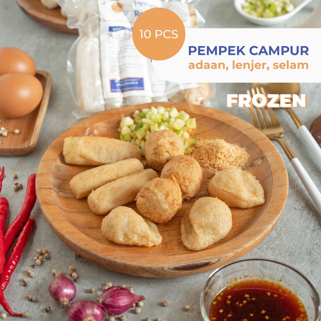 

Pempek Campur Ikan Tenggiri Frozen 10 pcs