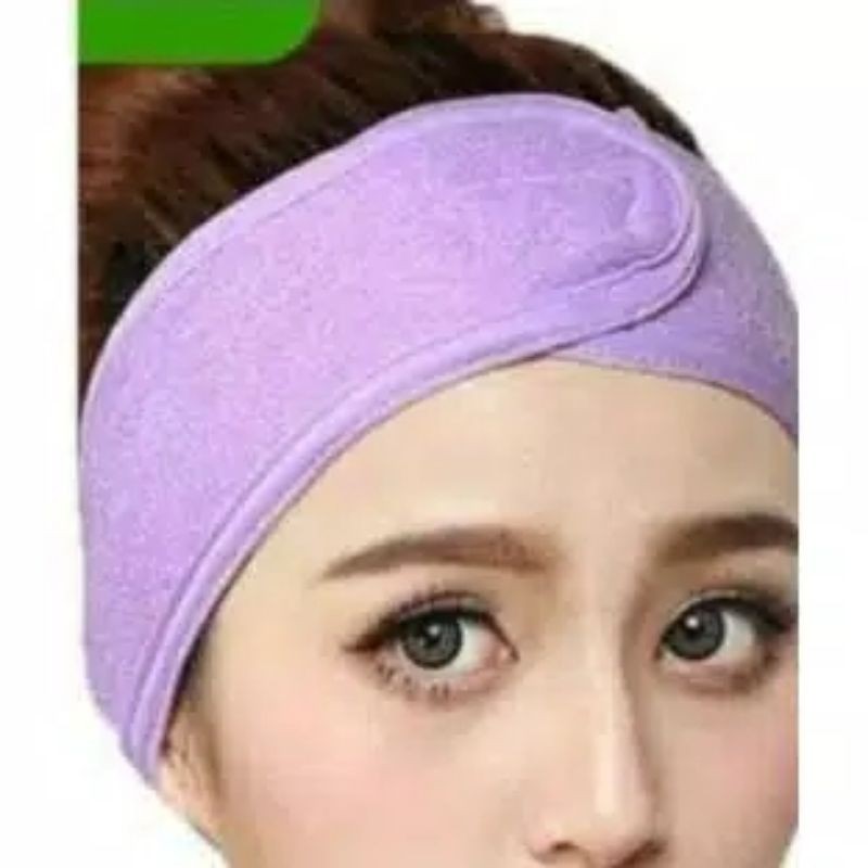 Facial Headband Bando Bandana Mandi Maskeran Masker 5 x 28CM