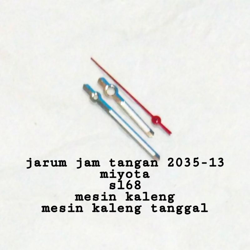 jarum jam tangan, miyota, sl68, mesin kaleng