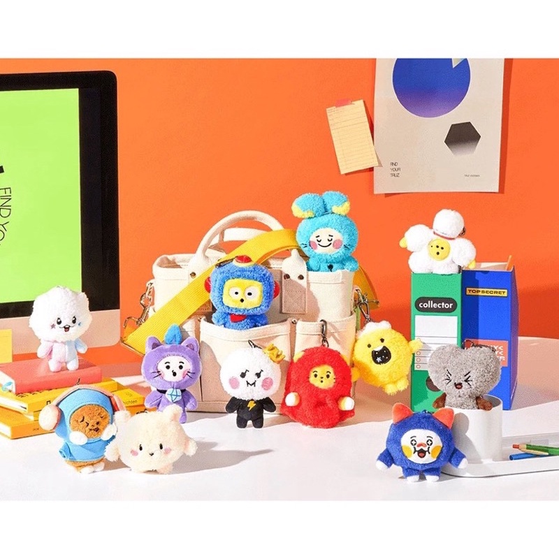 BAG CHARM TRUZ TREASURE OFFICIAL LINE FRIENDS