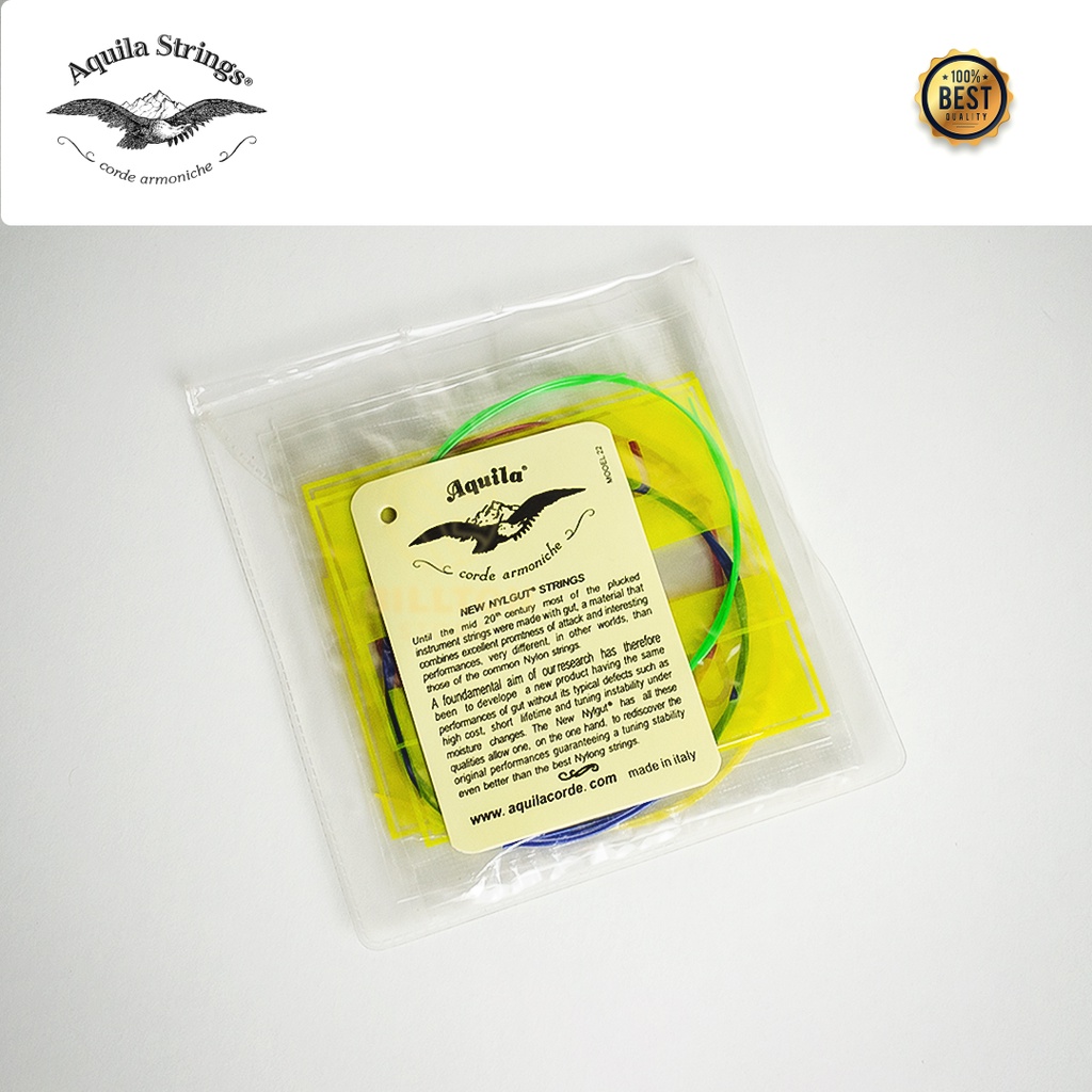 Senar Ukulele Nylon Senar Aquila Nylgut Full White / Warna Warni / Ukulele Strings