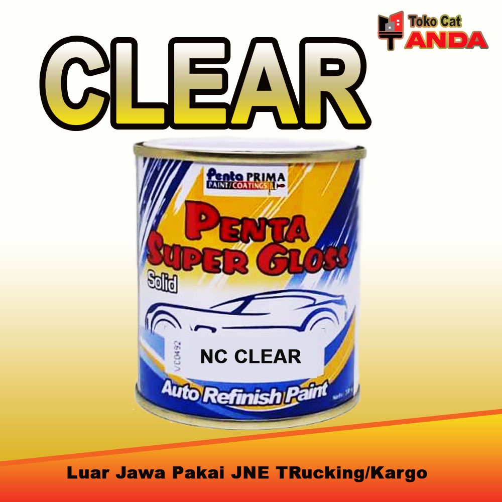 Clear NC Penta gloss Nc 200gr - NC Clear gloss - vernish Kilap