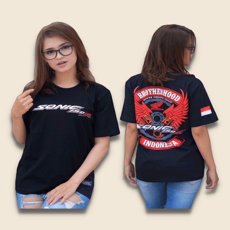Kaos Honda Bikers Sonic 150r Kaos Sonic Kaos Honda Sonic Kaos Bikers Baju Sonic