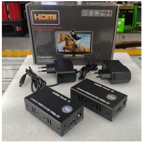 ITSTORE Hdmi extender 60m cat 5 / 5e / 6 - Converter hdmi to lan rj45 60 meter