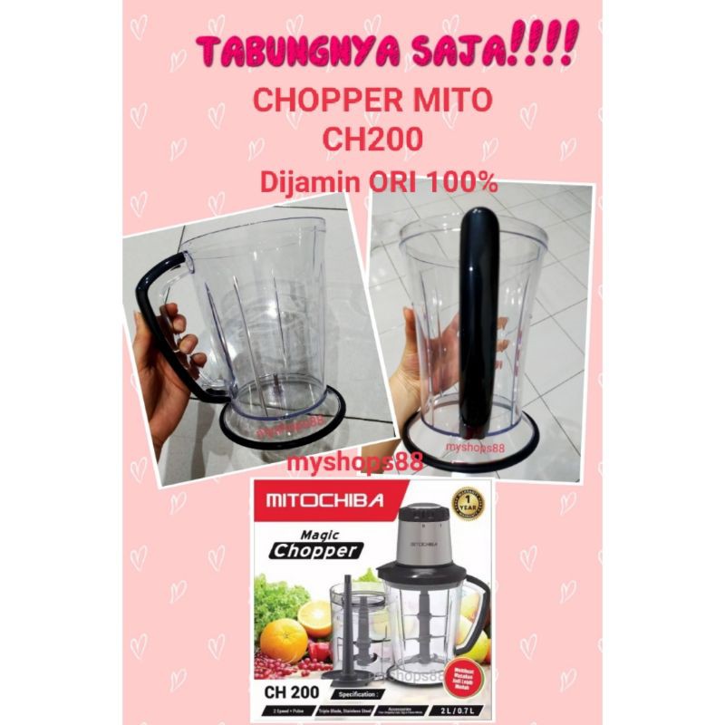 Jual Tabung Chopper Besar Mito Ch200 Chopper Mitochiba Ch200 Ori Shopee Indonesia 0313