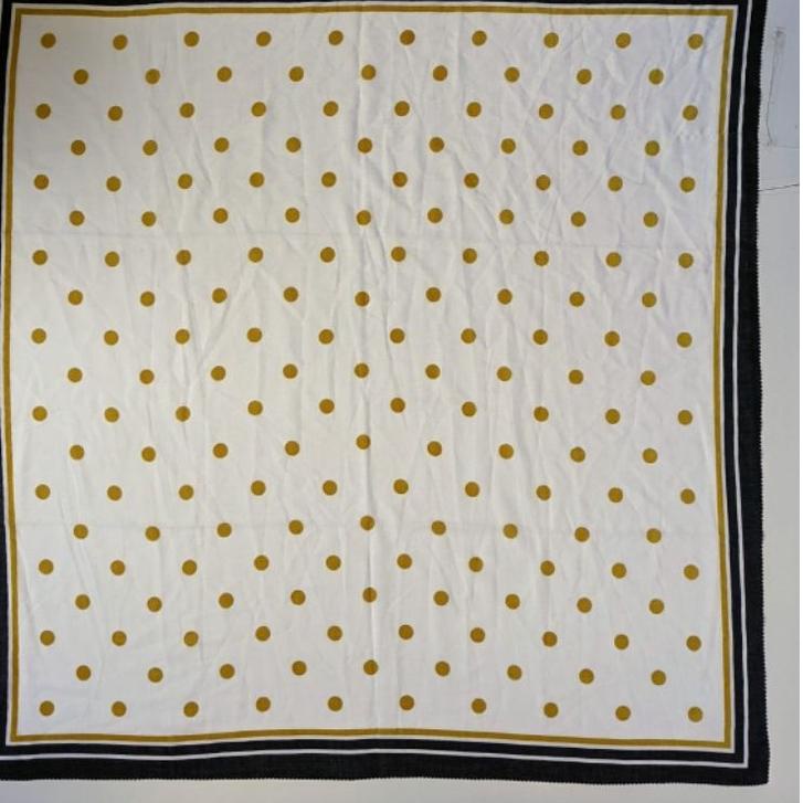 TERBARU HIJAB SEGIEMPAT MOTIF POLKA SERIES VOAL PREMIUM