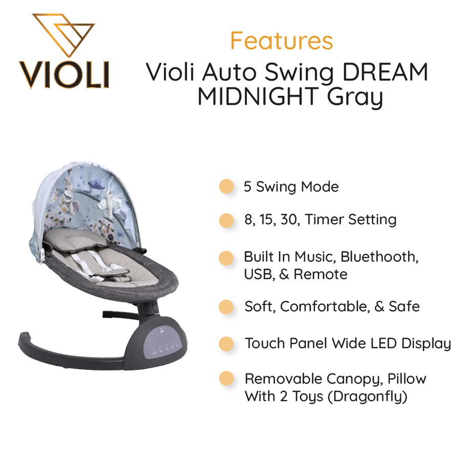 Violi Auto Swing DREAM - Midnight Gray