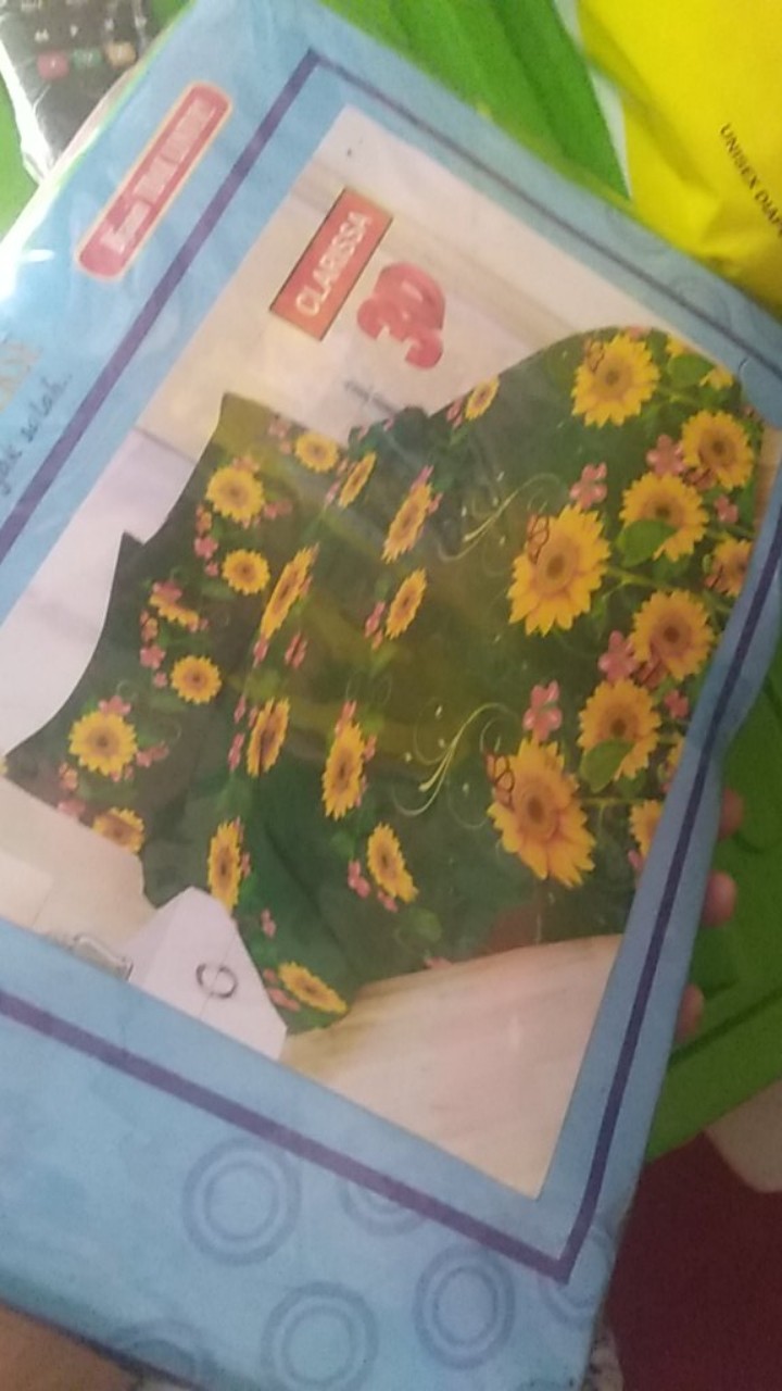 Sprei Bonita Disperse 120 160 180 3d Random Motif