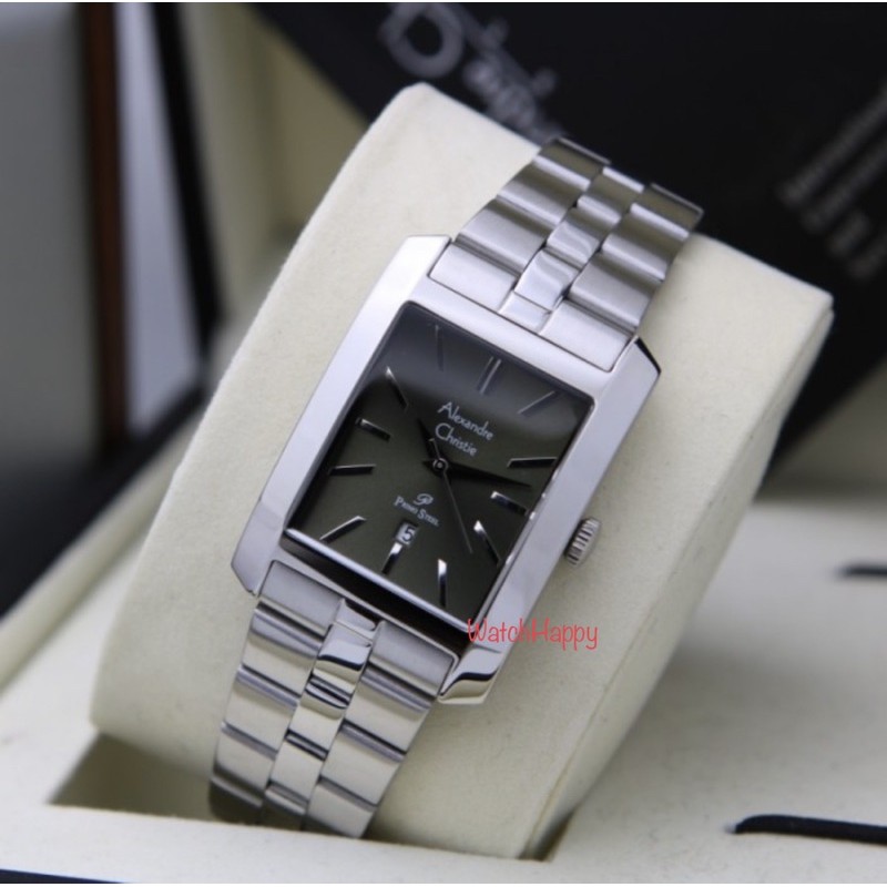 WatchHappy Alexandre Christie 1022 AC 1022 MD AC1022 MD 1022MD Unisex Watch Green Dial 100%Original