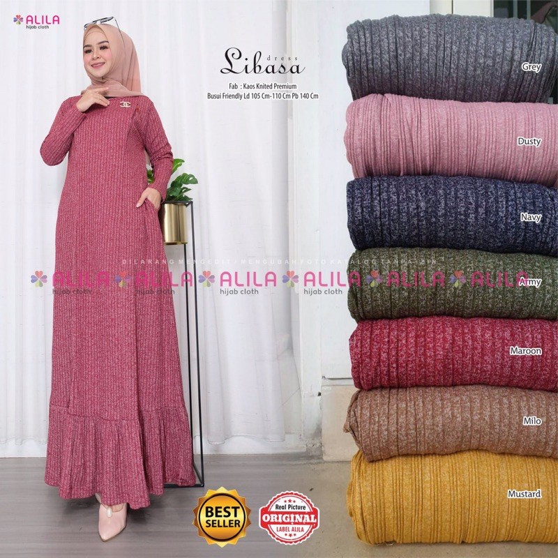 LIBASA DRESS/ DRESS PREMIUM/ DRESS KNIT/ GAMIS RAJUT/ GAMIS IMPORT