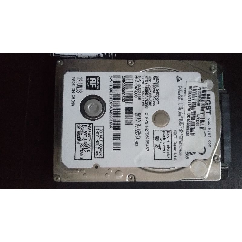 hardisk hdd 500 giga copotan laptop
