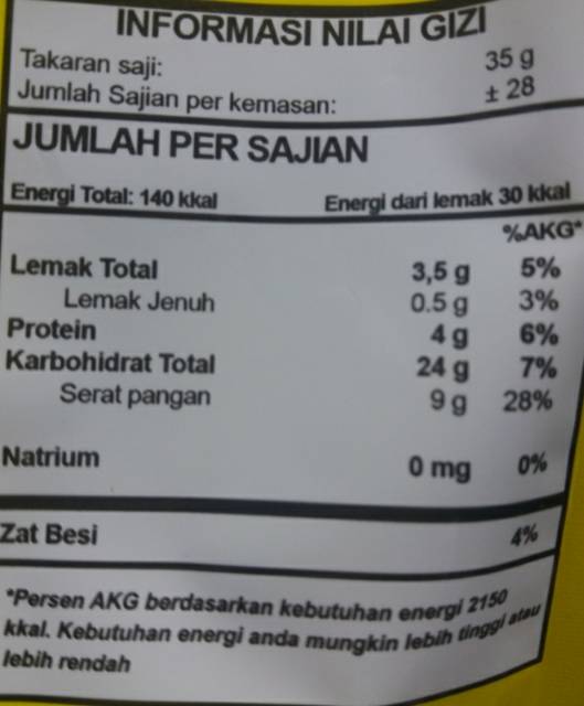 Oat Flour 500gr - Fine Grade, Tepung Oatmeal