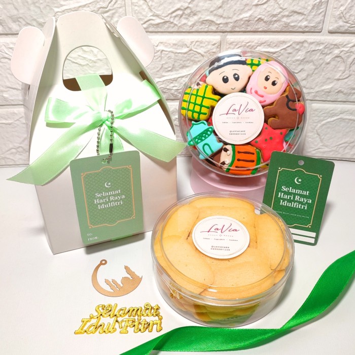 

Parcel Kue Kering Lebaran Paket Kecil Gift Card Dus Ramadhan - Paket B