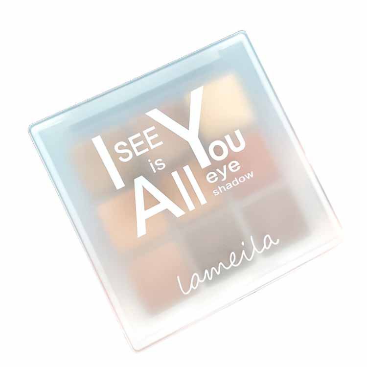 ~AB~ Eyeshadow Palette 9 Colors Highlighter All I see is You Pallete/Eyeshadow Lameila/Eyeshadow gliter/kosmetik mata/lameila