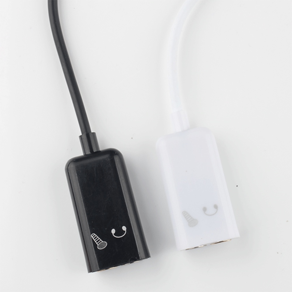 Adaptor Jack Audio 3.5mm 2in1 Untuk Aksesoris Headphone