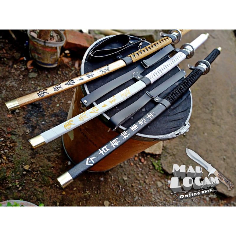 COSPLAY THE WALKINDEAD!!! Khunto kanji custom Walkindead katana varian warna samurai termurah dijamin