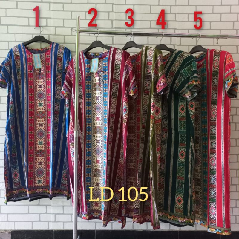 Daster kencana ungu label biru LD 105