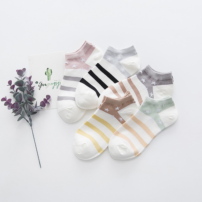 BEE - Kaos Kaki Fashion Kaos Kaki Pendek Semata Kaki Ankle Socks Murah SC - 10