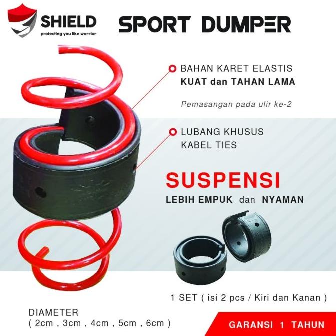 Sport Damper Crv 2015 -16 Spring Buffer Karet Peredam Guncangan Mobil