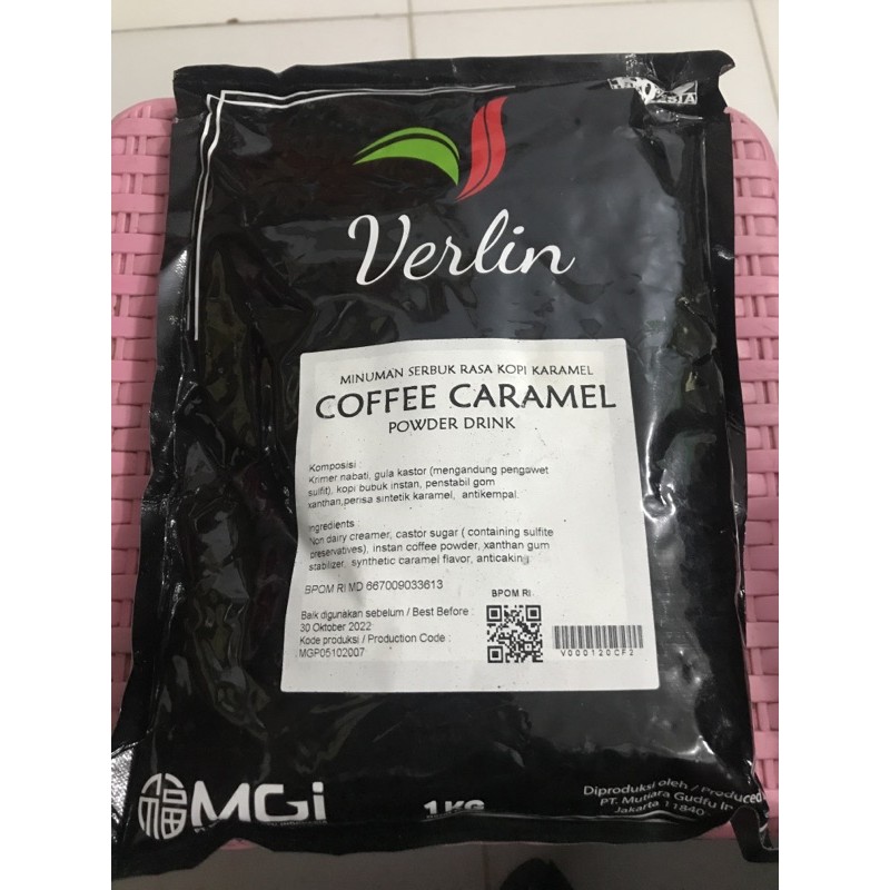 

Bubuk Minuman VERLIN Coffee Caramel 1 kg / Drink Powder