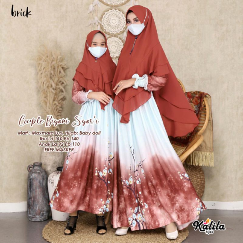 gamis syari ibu dan anak
