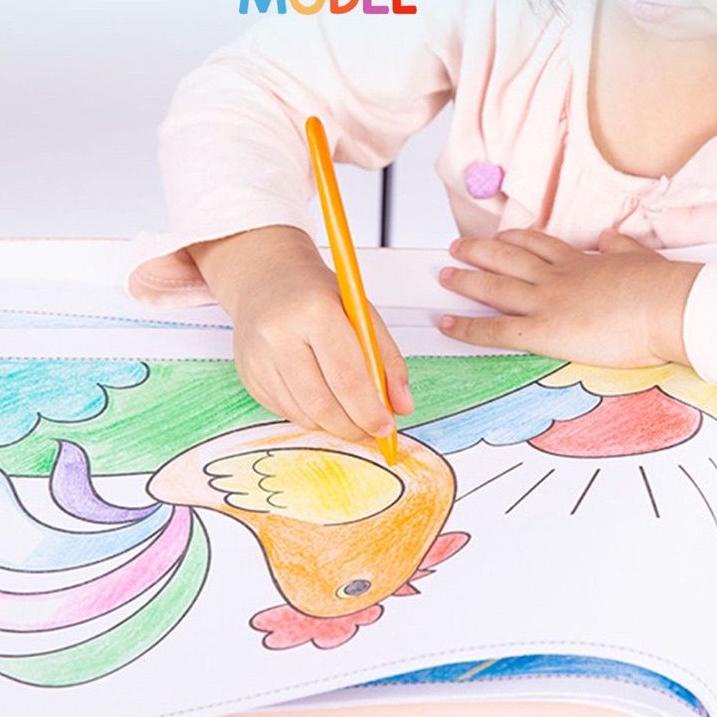 

Yuk di order--Crayon Pastel Mewarnai Anti Air 12pcs, 24pcs dan 36pcs || Crayon Clean Hand Set